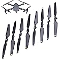 CAMKIX Propellers replacement for DJI Mavic Pro/Platinum - 2 Sets (8 Blades) - Black - Quick Release Foldable Wings - Flight Tested - Essential DJI Mavic Pro Accessory