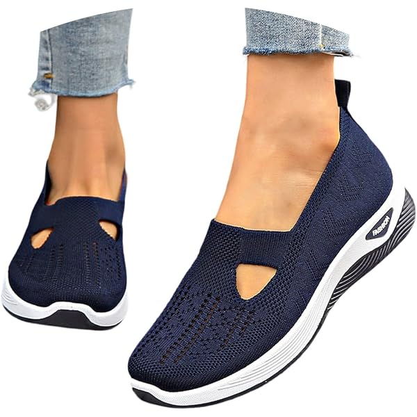 Baskets Orthopédiques Femme Confort - Respirantes Et Antidérapantes Pour Marche Et Sport