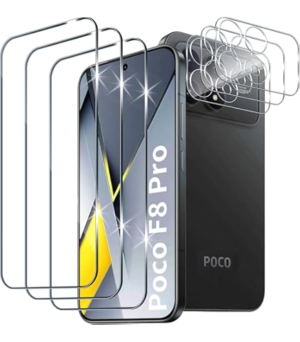 BROTECT Screenprotector 6 Stuks Voor Xiaomi Poco F8 Ultra Beschermglas Transparant 1195453186