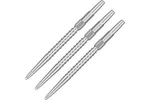 Target Darts Swiss Point Punte per Freccette, Chrono (Set di 3 Punte) 26MM/30MM/35MM/40MM - Oro/Argento/Nero | Cambia Punte per Freccette, Punte Swiss Storm, Accessori per Freccette Professionali
