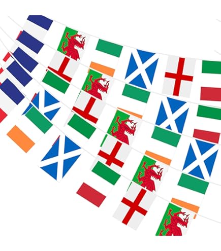Inghilterra Bandierine Calcio Euro 2024 Decorazioni St Georges - Foto 12