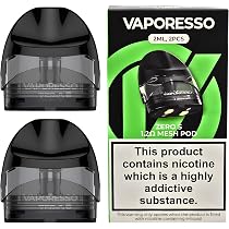 Vaporesso Zero 2 Pods [1.2ohm] SSS Leak Resistant, Top Filling, Smooth MTL  Vaping, TPD Compliant Ecig - 2 Pack