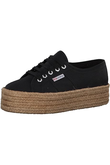 SUPERGA 2790 Rope Wedge Sneaker Platform Corda White S51186W – Sandrini  Calzature e Abbigliamento