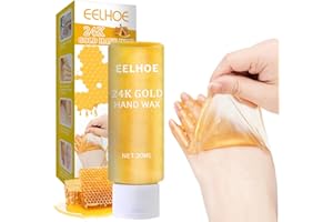 DONGCILL Honig-handmaske, Honey Peel off hand mask, 24k Gold Hand Mask, feuchtigkeitsspendende Reparatur-Handmaske, Honey Hand Mask, Peeling-Handmaske, Reparatur für rauhe Haut für Männer & Frauen