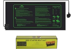 Awroutdoor Seedling Heat Mat, 21W Heating Mat Heated Propagator, Durable Waterproof Hydroponic Seedling Reptile Plant for Indoor Outdoor Gardening Greenhouse