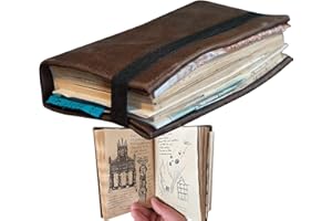 RAPANDA Indiana Jones Grail Diary, Diario del Graal di Indiana Jones, Collezione Cosplay Vintage Leather Writing Notebook, Classic Movie Props Replica, Indiana Jones e L'Ultima Crociata