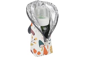 Babyflaskesresväska, Baby Bottle Warmer Bag | Isolerad bröstmjölkskylare varmare väska - Portabel bärare med rem, förvaringshållare container för resor, mamma daghem, ammande utomhus