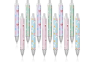 Clabby 12 Stück Niedliche Krankenschwester Stifte Einziehbare Krankenschwester Kugelschreiber Cartoon Arzt Stift Lustig Krankenschwester Geschenke für Krankenschwestern Ärzte Medizinische Assistenten