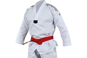 Adidas DOBOK da Taekwondo Adi-Club Collo Nero