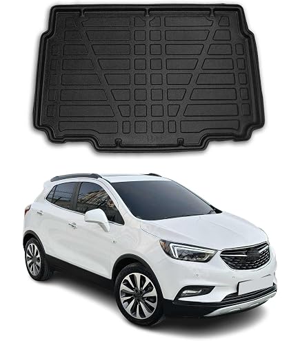 Tapis Coffre TPE Pour Opel Mokka/Mokka X 2012 - Noir - Antidérapant Et Imperméable - Protection Animaux