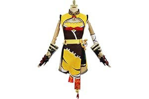SOOYOOYOO Genshin Impact Cosplay Costume All Game Characters Performance Clothing Halloween Dress Up Outfits for Unisex