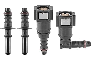 X AUTOHAUX 2 Set 5/16" 7.89mm SAE to 5/16" 8mm Fuel Line Hose Release Connector