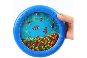 GFTCGK Baby-Tamburin, Kinder-Trommel, Musikinstrument für Vorschule - Ozean-Tamburin, Lernen mit Spielzeug