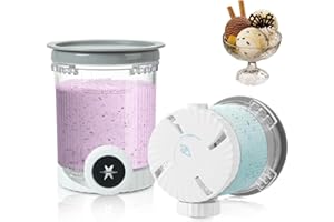 PCTTOIL 2 Stück Pint-Behälter für Ninja Swirl CREAMi, Swirl Pints und Deckel kompatibel mit NC700 NC701EU Serie, BPA-frei & Spülmaschinenfest