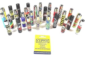 Clipper®, Busta a sorpresa “Kogu”, accendini da collezione con pietrine incluse, 15 Clipper + gratis Clipper Feuersteine