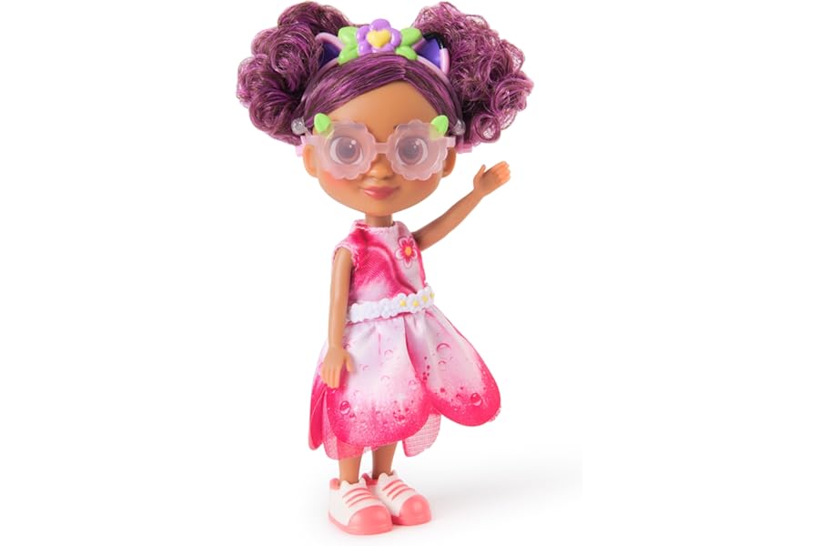Gabby's Dollhouse: The Movie, Garden Gabby Doll with Removable Cat Ears hairband, Sunglasses and Doll Clothes, Kids Toys for Girls and Boys Ages 3 and Up