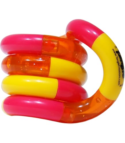 Tangle 85708 Fidget Toy Junior Classic Series Jouet anti-stress pour les doigts favorise la motricité fine, rotatif et combinable à volonté, jouet de motricité pour enfants à partir de 3 ans, violet Tangle 85708 Fidget Toy Junior Classic Series Jouet anti-stress pour les doigts favorise la motricité fine, rotatif et combinable à volonté, jouet de motricité pour enfants à partir de 3 ans, violet