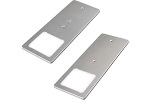 KALB MATERIAL FÜR MÖBEL kalb | Faretto LED da incasso da 5 W – Lampada da cucina molto piatta con funzione touch, faretto da incasso, a scelta: set da 2 pezzi, bianco caldo