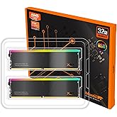 V-Color Manta XSky RGB 32GB (2x16GB) DDR5 6400MHz CL32, AMD EXPO Uyumlu, SK Hynix IC, Oyun Masa&uuml;st&uuml; Bellek Mod&uuml;l&uuml;, Siyah