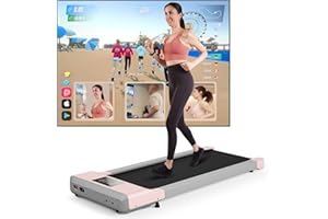 ‎DEERRUN DeerRun Walking Pad Raceable, Max 136kg/159kg Laufband für Zuhause Geeignet für High-Tech-Geräte, Laufband Schreibtisch mit Trainingskursen und Multi-Runner Rennen,Treadmill mit APP-Steuerung