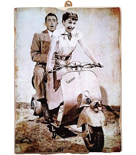 KUSTOM ART Poster Audrey Hepburn 40x30 Cm - Stampa Artistica Su Carta Patinata - Senza Cornice, Serie Attori Hollywood