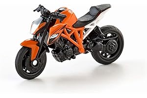 siku 1384 - Moto KTM 1290 Super Duke R, Métal/Plastique, Orange, Pneus En Caoutchouc