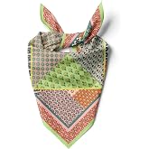 Kadınlar i&ccedil;in 55cm x 55cm Fular K&uuml;&ccedil;&uuml;k Kare Hafif &Ccedil;i&ccedil;ek Desenli Bandana Boyun Şal, Sa&ccedil; veya Boyun i&ccedil;in Etnik Kare Baş&ouml;rt&uuml;s&uuml;