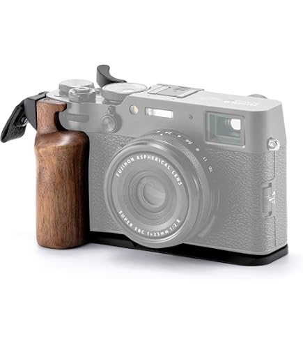 Staffa Per Pollice Tilta Hot Shoe Per Fujifilm GFX100RF, Colore Argento, In Lega Di Alluminio, Leggera
