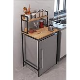 miyuhome Mini Buzdolabı &Uuml;st&uuml; D&uuml;zenleyici Fırın &Uuml;st&uuml; Raf Buzdolabı Organizer Raflı &Ccedil;amaşır Makinası Organizer siyah