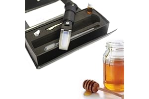 ENOLOGIA BALDUCCI RIFRATTOMETRO MIELOMETRO MR90 ATC UMIDITA'% ACQUA ZUCCHERO MIELE