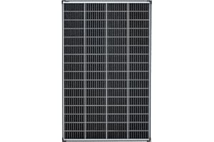 enjoy solar® Panel Solar Monocristalino 210W 36V, células solares de 182 mm, 10 busbars – Ideal para autocaravanas, instalaciones en balcones, casas de jardín y embarcaciones (para sistema PV 24V)