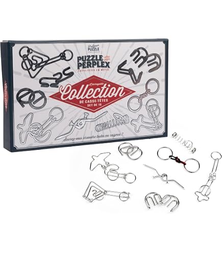 8 Pcs/Set Casse-Tête-Métal Métallique IQ Cerveau Teasers Anneaux De Puzzle Jouet A Separer Jeu De Societe Pour Enfants Et Adu Am 8 Pcs/Set Casse-Tête-Métal Métallique IQ Cerveau Teasers Anneaux De Puzzle Jouet A Separer Jeu De Societe Pour Enfants Et Adu Am