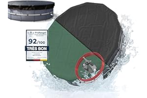 Planenfux® Bache Hivernage Piscine Hors Sol Ronde 3.66 | 3m66 Bache Piscine Hivernage été et Hiver en polyéthylène 200g/m² | Bâche de Protection résistante au Chlore & aux UV | Ø420cm