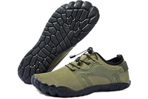 NeedBo Buty do chodzenia boso, buty plażowe, męskie buty do wody, outdoorowe, do szybkiego nurkowania, surfowania, pływania, sportów wodnych, szerokie palce, buty do surfowania, rozm. 40-50 EU