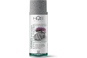 HQS HIGH QUALITY SPRAY HQS Bomboletta Spray di Vernice Effetto Pietra 400ml (Grigio Medio)