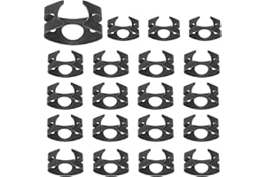 XICIKI 20 Stück Halteklammer Haltefeder Bremsschlauch Bremsleitung kompatibel mit Audi 171611715 4D0611715B für Volkswagen Golf-Scirocco-Audi-Bremsleitung Halterung