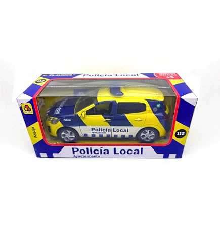 Modellino New Ray Smart Fortwo Polizia Locale Scala 1:24 - Die-cast Con Dettagli Realistici NY71453