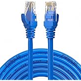 Furalis Cat6 Ethernet Kablosu (15 METRE) - 1000 Mbps&rsquo;e Kadar Veri aktarımı - Fabrikasyon RJ45 Konnekt&ouml;rl&uuml; - Mavi