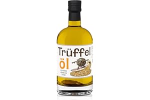 ‎FRANCK ET OLIVIER Schwarzes Trüffelöl mit echtem Trüffel, 250ml. Mit Premium Nativem Olivenöl Extra Vergin. Ideal für Pasta, Saucen und mehr. Für vegane und glutenfreie Ernährung geeignet.