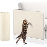 Adiwo Cat Scratching Mat, Self Adhesive Climbing Scratcher Furniture Protectors Anti Scratch Cat Scratching Mat for Sofas, Wa