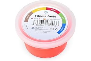 ATC HANDELS GMBH Plastilina per fitness, 85 g, colore rosso, media