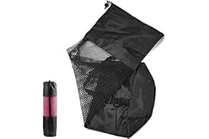 GZQINGYONG Sac Tapis Yoga,87x17.5x17.5cm Sac pour Tapis de Yoga Sac de Transport avec Sangle Réglable,Accessoires de Voyage Léger et Imperméable Salle de Sport pour Sport et Tapis De Gym