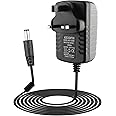 Xahpower Keyboard Power Adapter for Yamaha, 12V 2A Power Supply Charger for Yamaha PSR-F52, PSR-E373, PSR-E473, NP-15, NP-35, EZ-300, EZ-200, PA-130A, PSR, YPG, YPT, DGX, DD, EZ, P Series