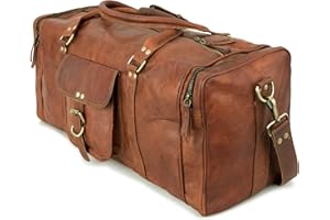 Berliner Bags Borsone Pelle New York L Weekender per Palestra Viaggi Uomo Donna Vintage Marrone