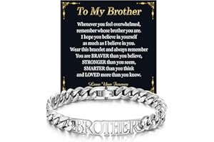 EPIRORA Cuban Chain Bracelet Gifts for Son Grandson Grandad Brother Husband Dad Daddy Uncle Nephew
