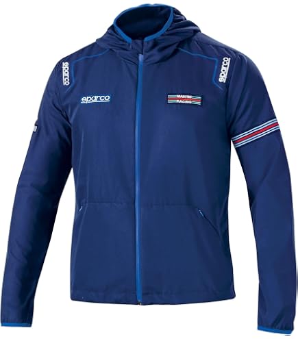T-Shirt Sparco Martini Racing – Style Rétro Années 80, Coton Doux Et Confortable