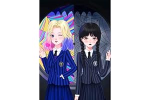 CEOVR Anime Diamond Art Kits for Adults,Wednesday Diamond Painting Kit, Wolf of Girl Diamond Art Craft Set,Cartoon Diamond Painting for Beginner,11.8x15.7 Inch