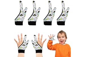 HYUXNT 4Pcs Thumb Sucking Guard Gloves, Kids Chewy Compression Gloves, Breathable Guard Nail Biting Gloves, Kids Stop Thumb Sucking and Finger Biting Generally for Ages 8-12