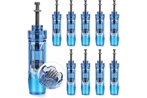 CENOZ Dermapen M8S Cartucce 36 Pins, 10 Pezzi Microneedling Cartridges per Derma Pen Ultima M8S A8S A9, Punte di Ricambio Monouso Autentiche per Cartucce di Aghi per Microneedling Accessori (36 Pin, 10 Pcs)
