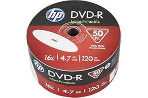 SMARTREE HP DVD-R 4,7 GB (120min) 16x Inkjet Printable 50-Spindle Bulk